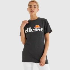 Ellesse Tops>Albany T-Shirt Dunkelgrau für Damen