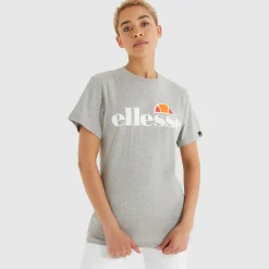 Ellesse Tops>Albany T-Shirt Hellgrau für Damen