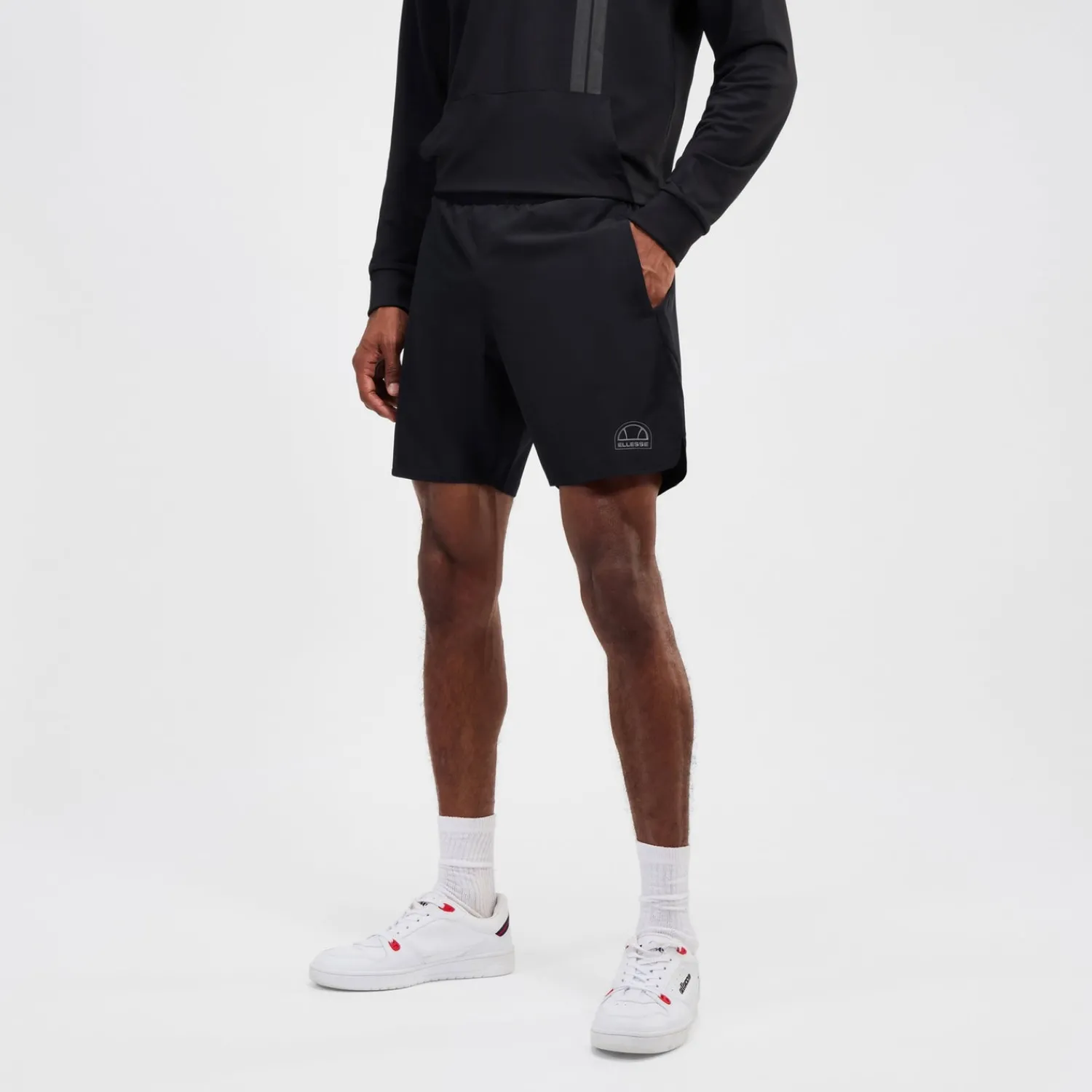 Ellesse Shorts>18-cm-Shorts Sortiva für Herren Schwarz