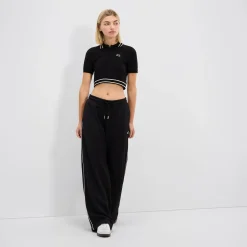 Ellesse Tops>Crop-Poloshirt Trixie für Damen Schwarz
