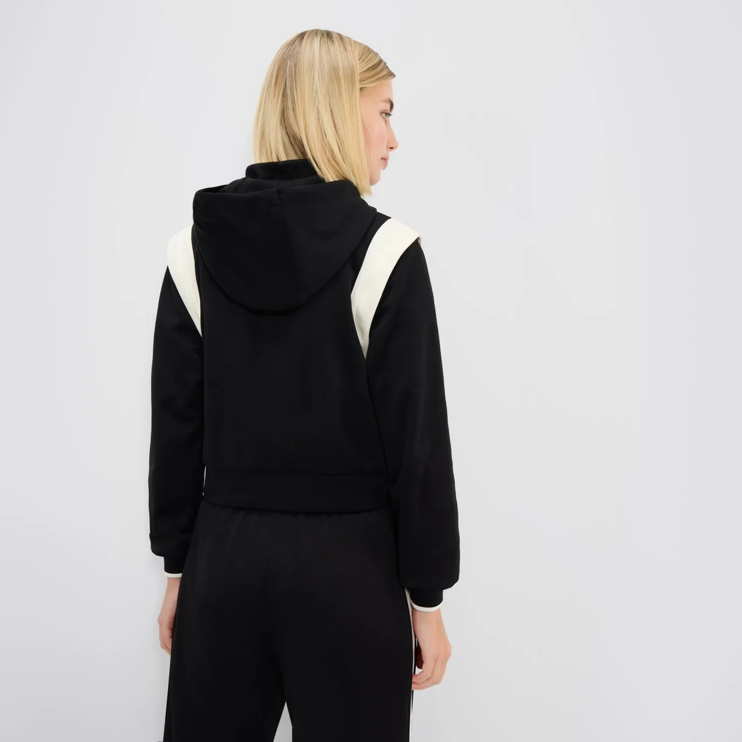 Ellesse Trainingsjacken Und Trainingsanzüge>Crop-Trainingsoberteil Perna für Damen Schwarz/Weiß