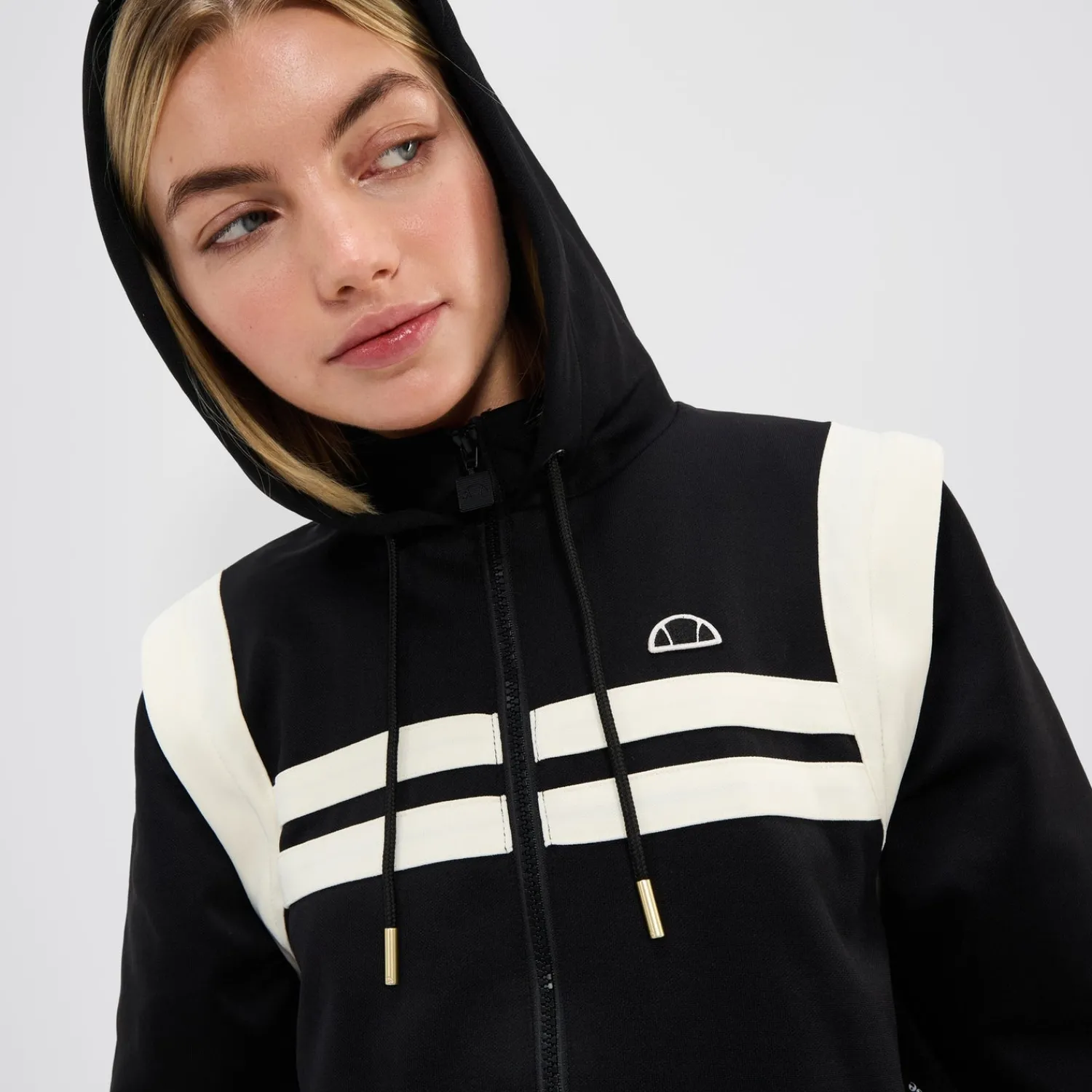 Ellesse Trainingsjacken Und Trainingsanzüge>Crop-Trainingsoberteil Perna für Damen Schwarz/Weiß