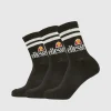 Ellesse Socken & Unterwäsche>3er-Pack Socken Pullo für Unisex Schwarz