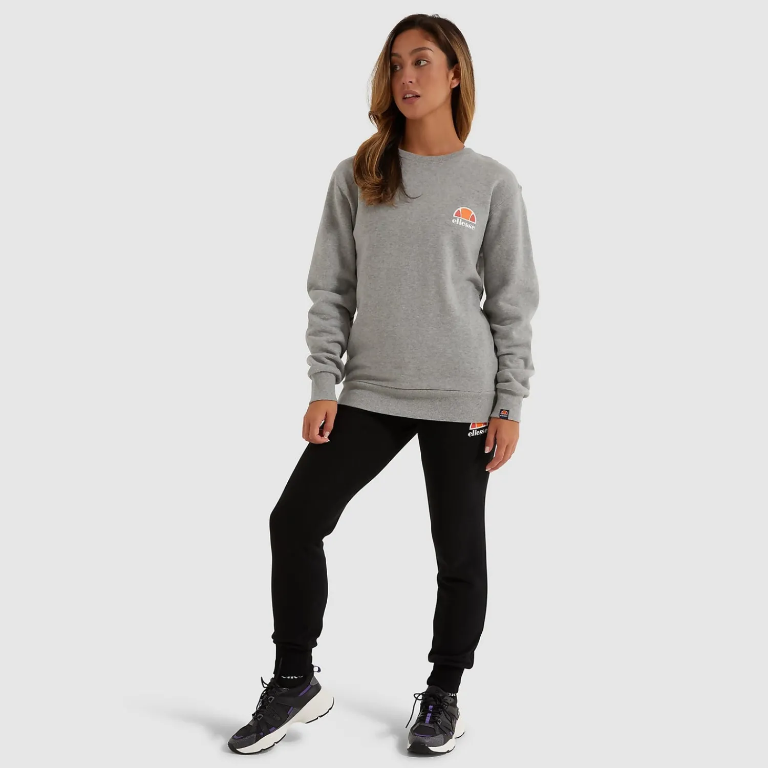 Ellesse Hoodies & Sweatshirts>Haverford Sweatshirt Grau Meliert für Damen