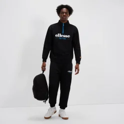 Ellesse Trainingsanzüge>Oberteil Baleor mit 1/4-Reißverschluss für Herren Schwarz