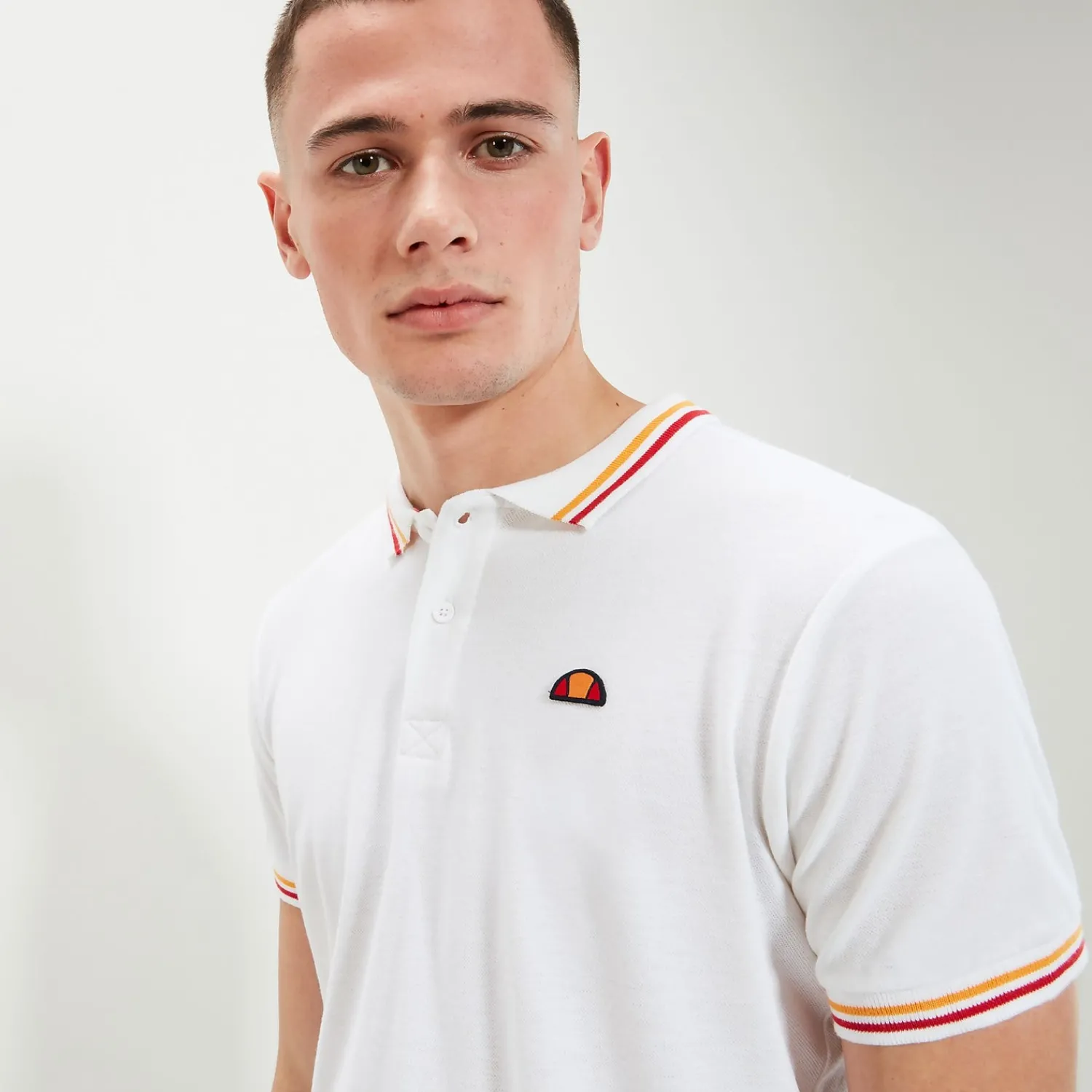 Ellesse Poloshirts|T-shirts>Poloshirt Rooks für Herren Weiß