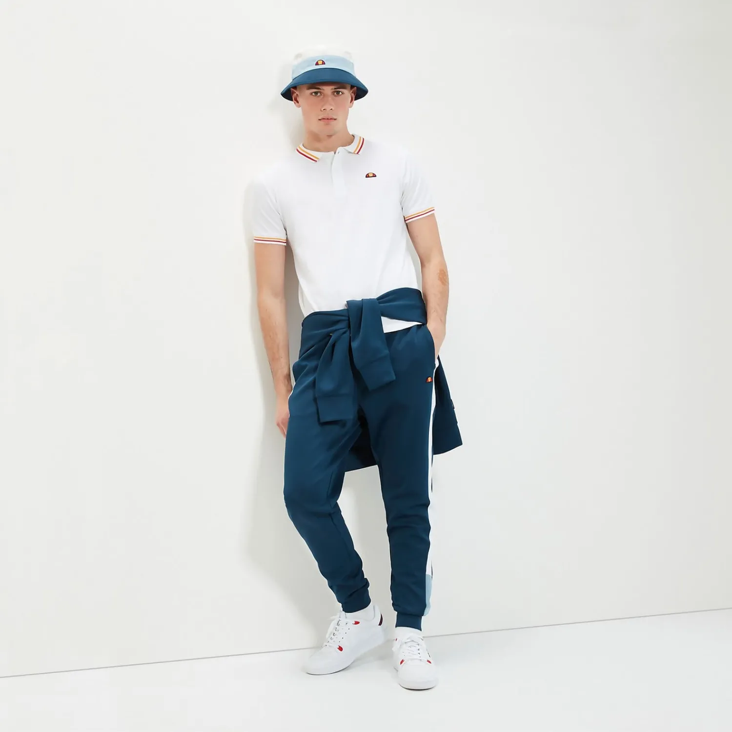 Ellesse Poloshirts|T-shirts>Poloshirt Rooks für Herren Weiß