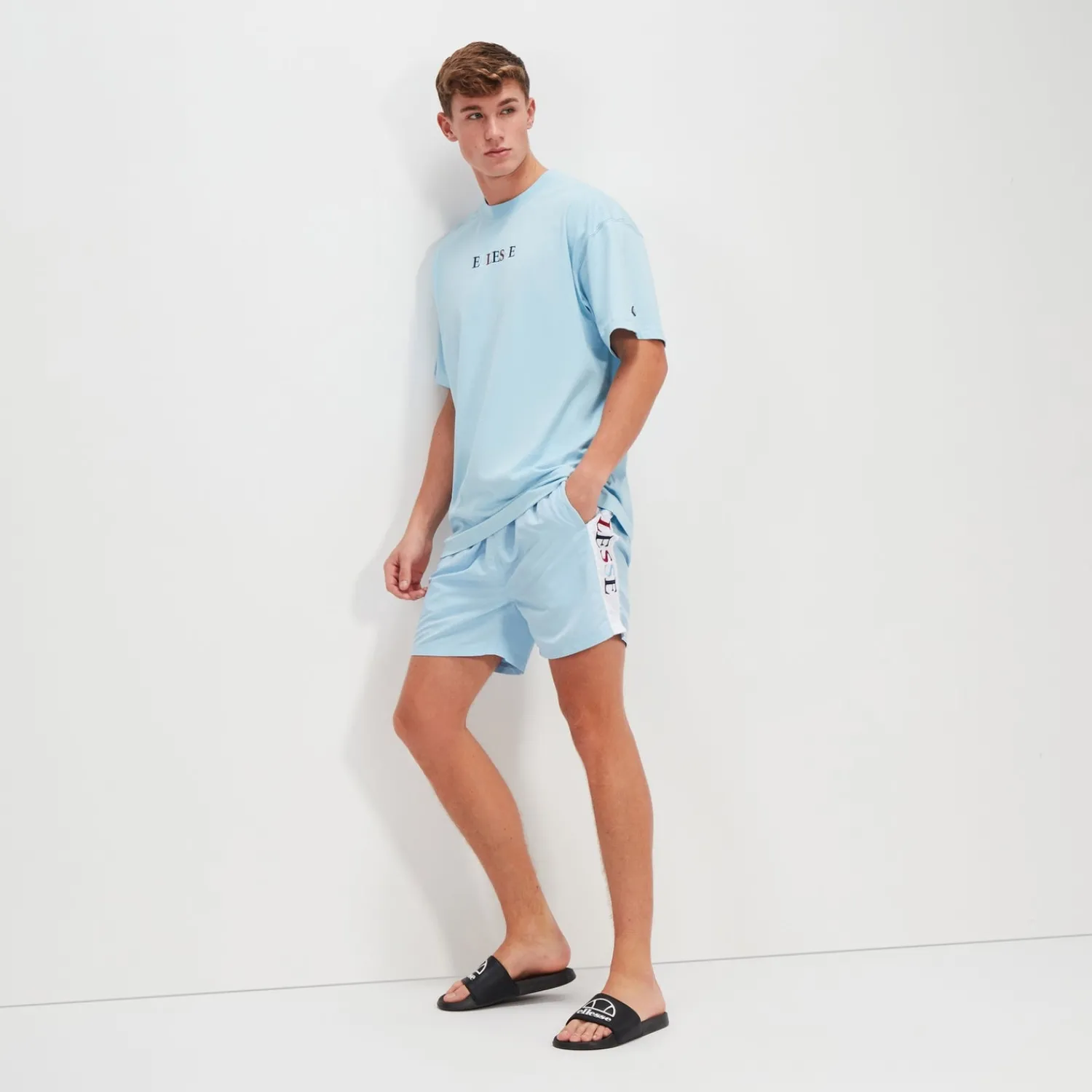 Ellesse Bademode>Schwimmshorts Devanno für Herren Hellblau
