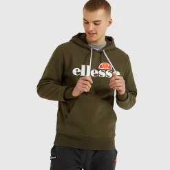 Ellesse Hoodies & Sweatshirts>SL Gottero Kapuzenpullover Khaki für Herren