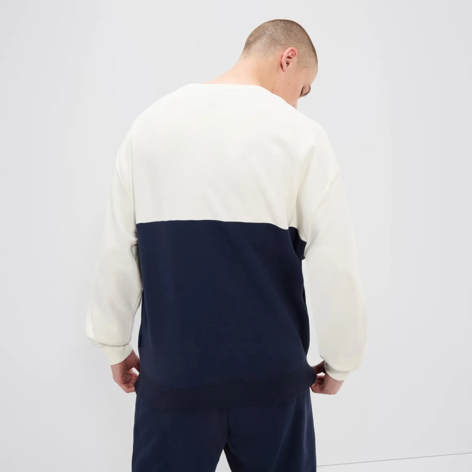 Ellesse Hoodies & Sweatshirts>Sweatshirt Andora für Herren Cremeweiß/Marineblau