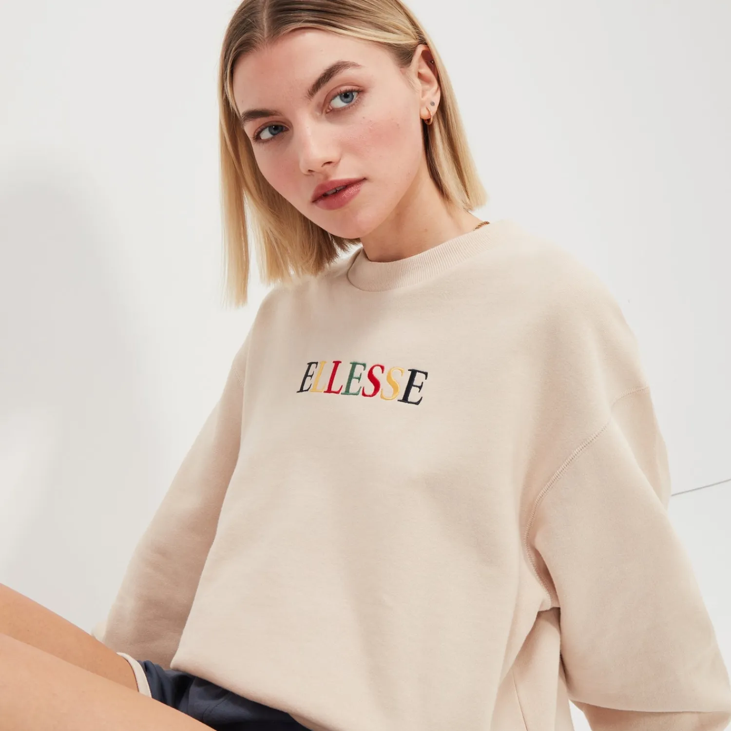 Ellesse Hoodies & Sweatshirts>Sweatshirt Divina für Damen Beige