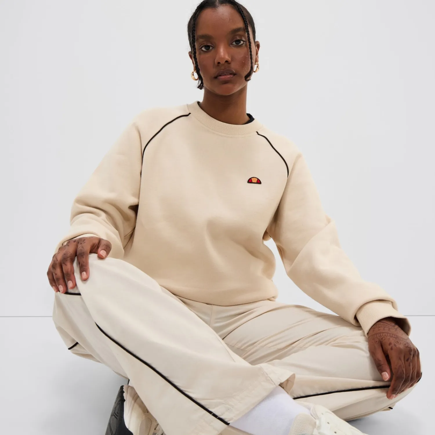 Ellesse Hoodies & Sweatshirts>Sweatshirt Serre für Damen Beige