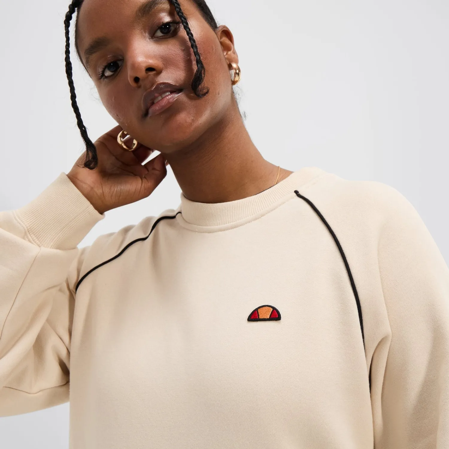 Ellesse Hoodies & Sweatshirts>Sweatshirt Serre für Damen Beige