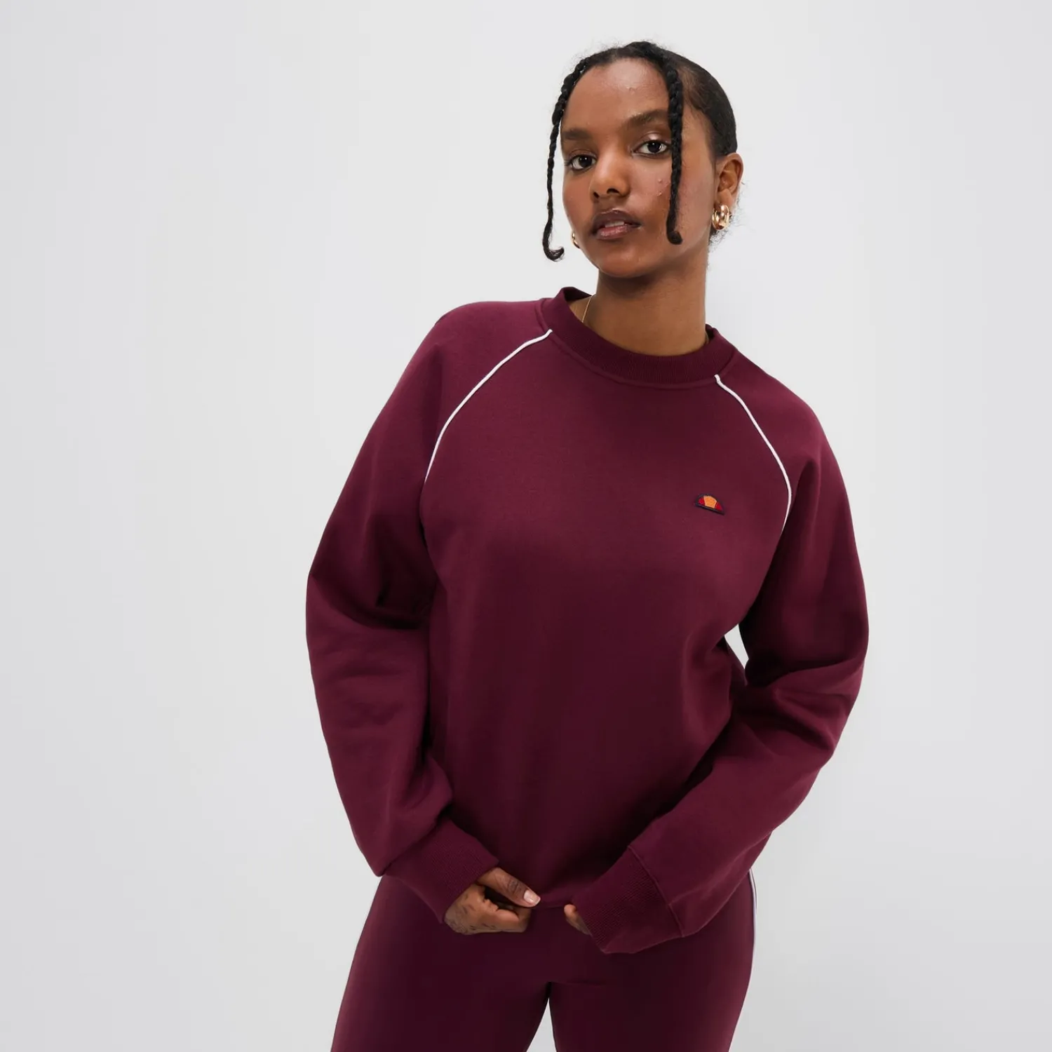 Ellesse Hoodies & Sweatshirts>Sweatshirt Serre für Damen Burgunderrot
