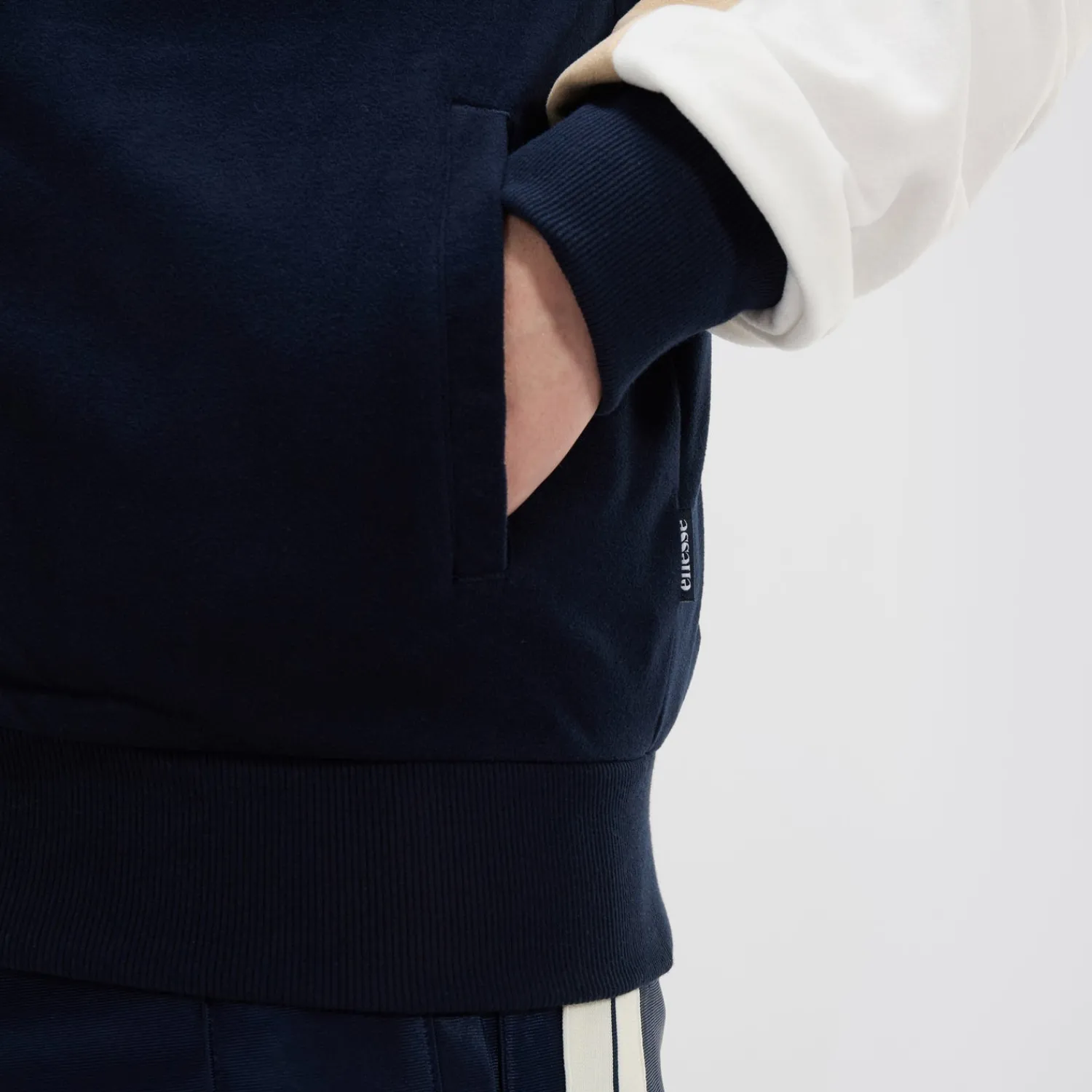 Ellesse Trainingsanzüge>Trainingsoberteil Anzios für Herren Cremeweiß/Marineblau