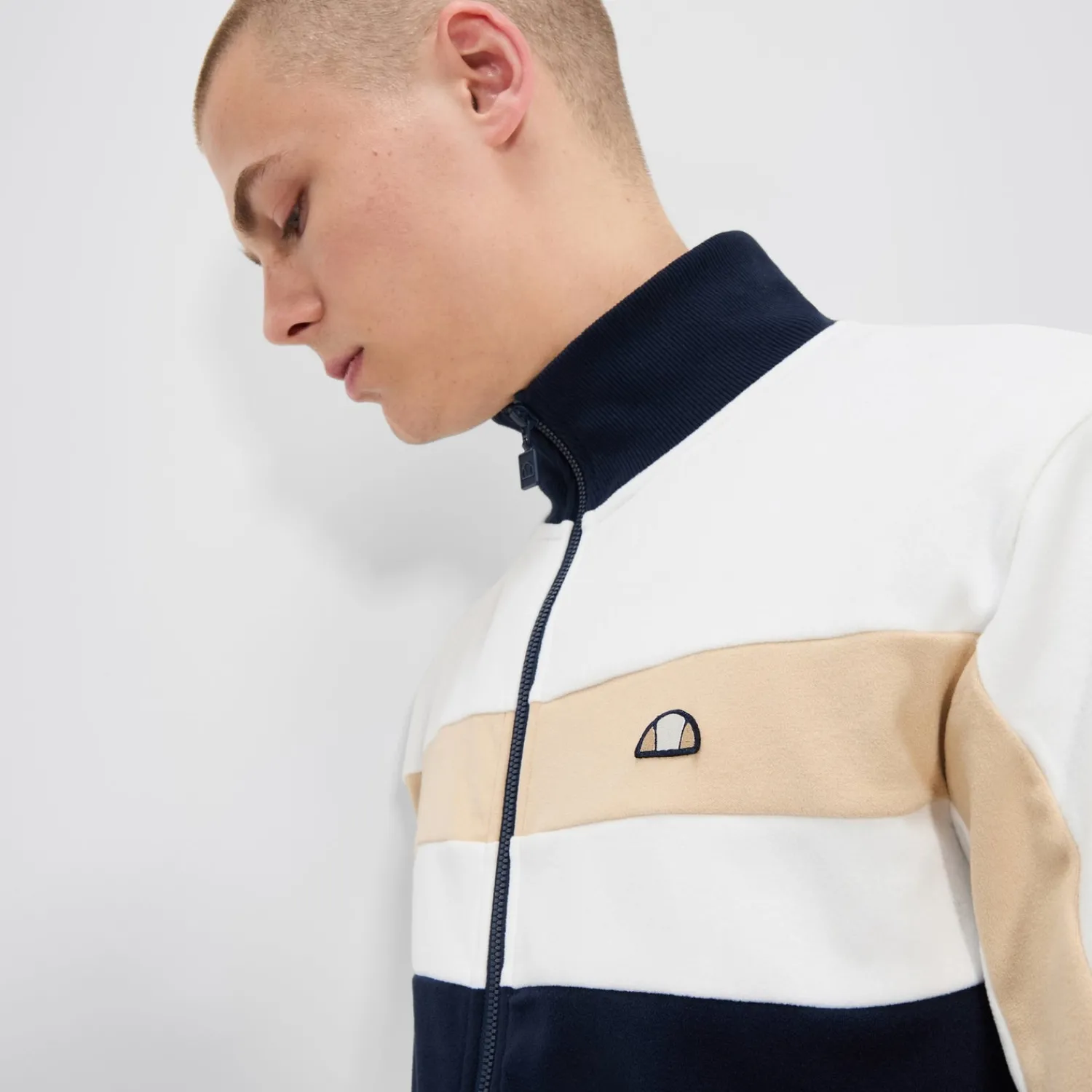 Ellesse Trainingsanzüge>Trainingsoberteil Anzios für Herren Cremeweiß/Marineblau