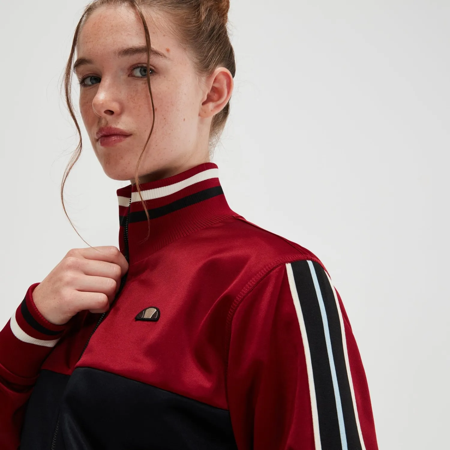 Ellesse Trainingsjacken Und Trainingsanzüge>Trainingsoberteil Rowe Burgunderrot für Damen