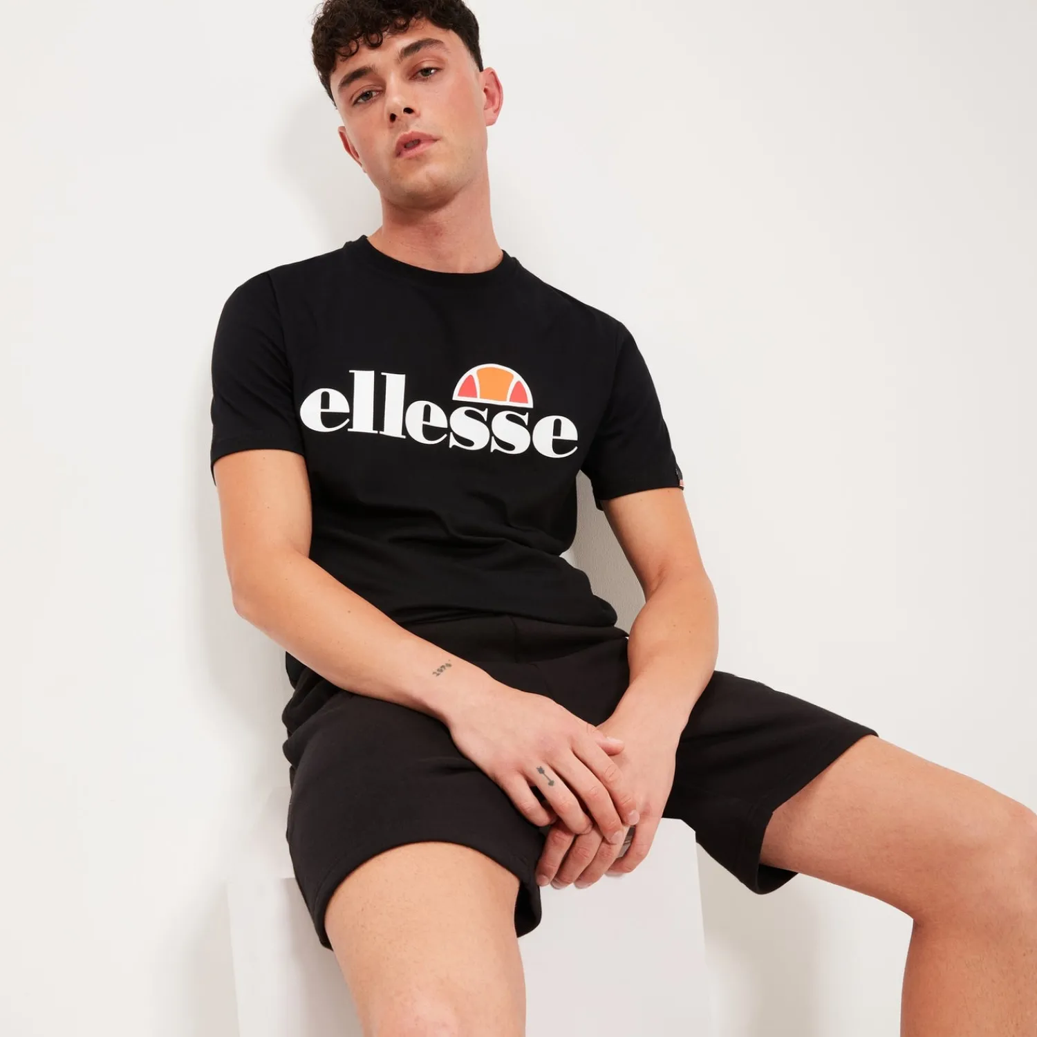 Ellesse T-shirts>T-Shirt SL Prado für Herren Schwarz